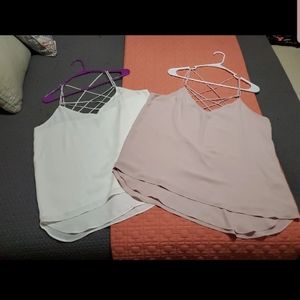 Womans Express tank tops lot of 2